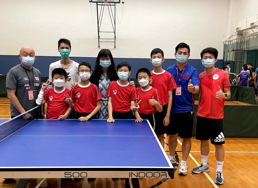 沙田區小學校際乒乓球比賽男子團體冠軍